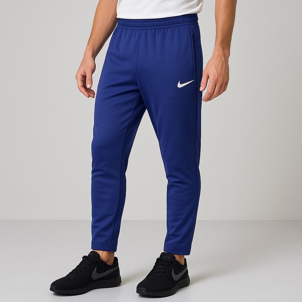 NIKE Hyperlite Joggers Mens M Blue & Black Athletic Tapered Leg Basketball Pants